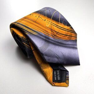 Jerry Garcia Grateful Dead Men’s Silk Tie Collection Sixty Westland's Orange